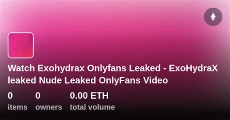 exohydrax of leaks|[Broken Link]